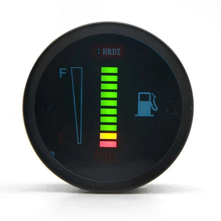 2" 52mm LED Fuel Level Gauge – 12V Aluminum Alloy