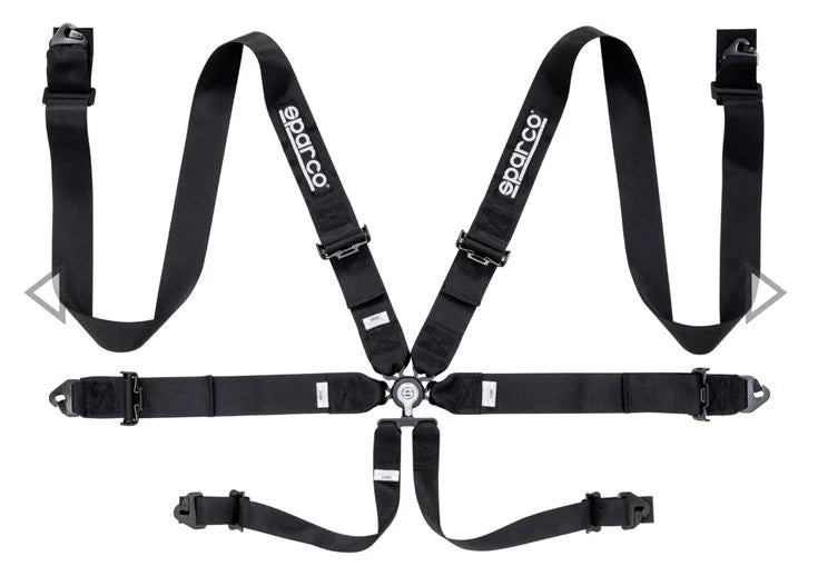5-Point Sparco Sport H Seat Belt – 2 Seats (Carabiner)