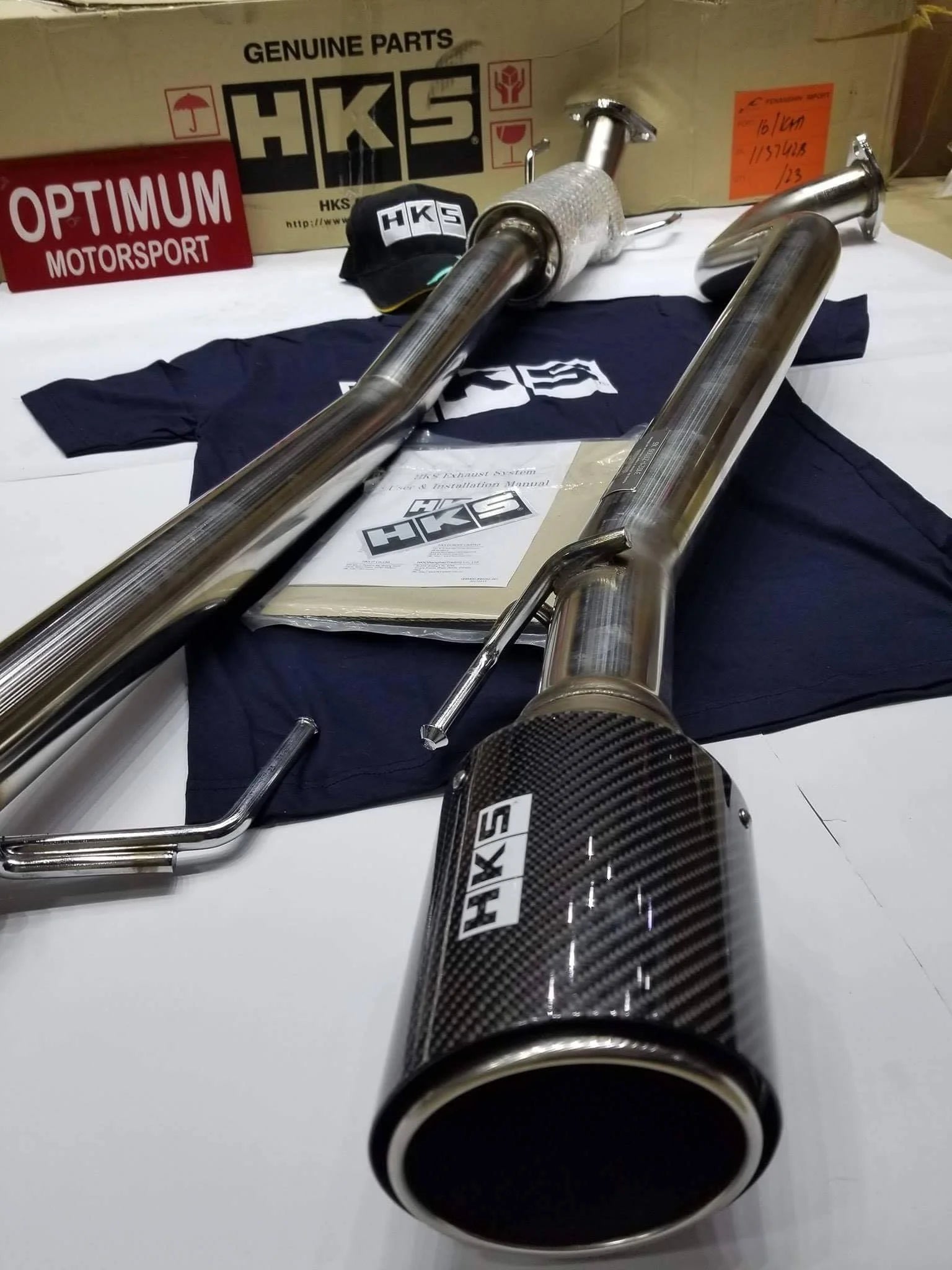 HKS Legamax Exhaust Hilux Revo/Rocco 2016–2024 | Carbon Twin Tip