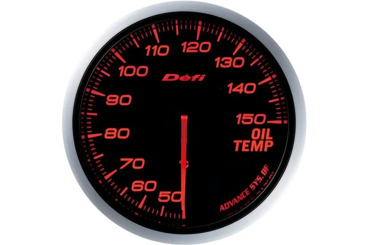 Defi Advance BF Oil Temperature Gauge 60mm (150°C) – Analog Performance Gauge