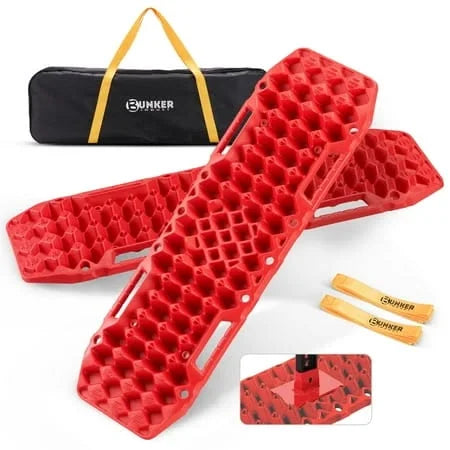 Off-Road Recovery Track Boards – Heavy Duty Sand & Mud Traction Mats