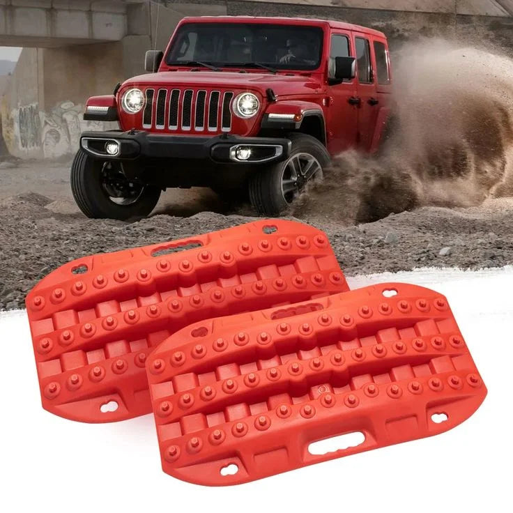 Off-Road Recovery Track Boards – Heavy Duty Sand & Mud Traction Mats