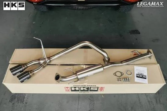 HKS Legamax Exhaust Hilux Revo/Rocco 2016–2024 | Carbon Twin Tip