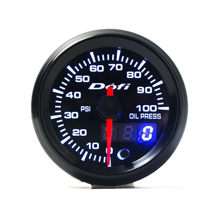 Greddy Oil Pressure Gauge 52mm – Digital LCD (7 Color Display)