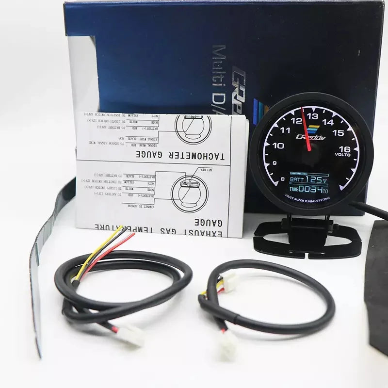 Greddy Turbo Boost Gauge 52mm – Digital LCD (7 Color Display)