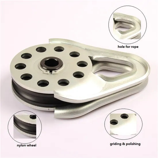 Snatch Block 9T – Heavy Duty Recovery Pulley (9 Ton Rated)