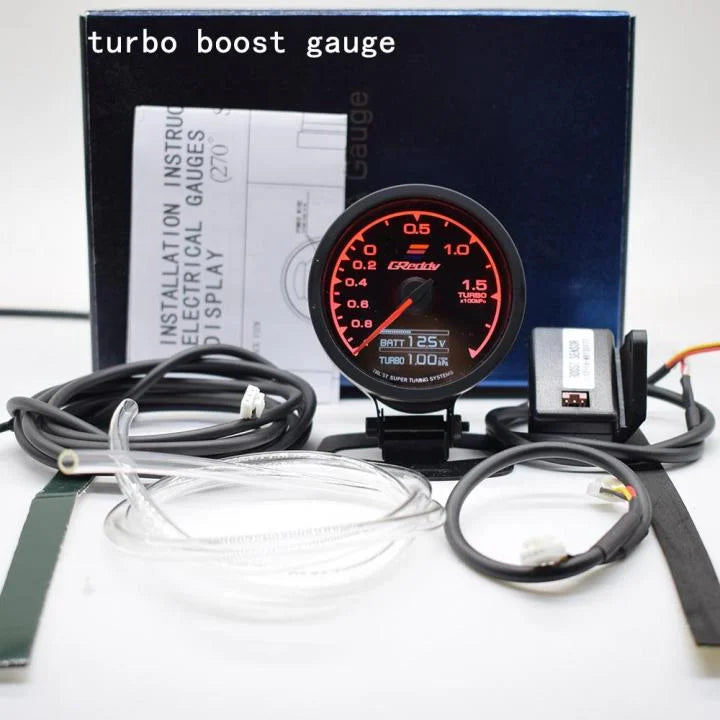Greddy Turbo Boost Gauge 52mm – Digital LCD (7 Color Display)