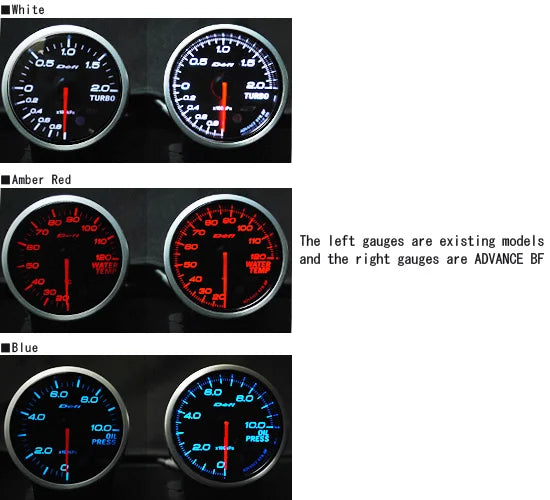 Defi Advance BF Boost Gauge 60mm (30 PSI) – Analog Performance Gauge