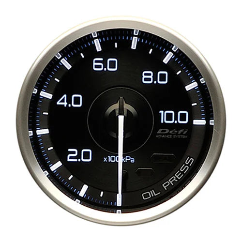 Defi Advance BF Oil Pressure Gauge 60mm (140 PSI) – Analog Performance Gauge
