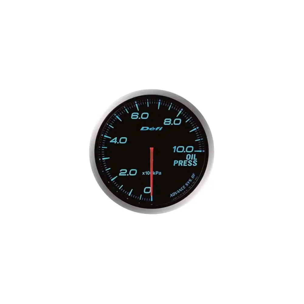 Defi Advance BF Oil Pressure Gauge 60mm (140 PSI) – Analog Performance Gauge