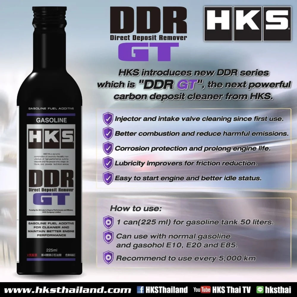 HKS DDR Fuel Additive – Direct Deposit Removal Cleaner
